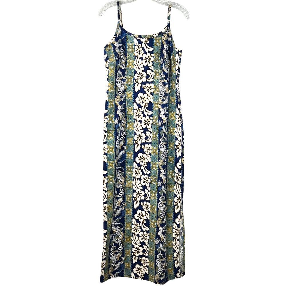 The Hawaiian Original Hilo Hattie Vintage Tank Dress Dragon Novelty Print Size 8